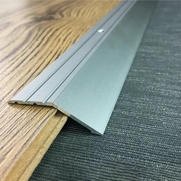 1m Anodised Aluminium Door Floor Bar Edge Trim Threshold Ramp Self Adhesive