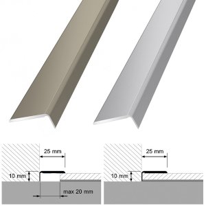 1m Laminate Floor Edge Profile Trims Threshold Door Stop Ends