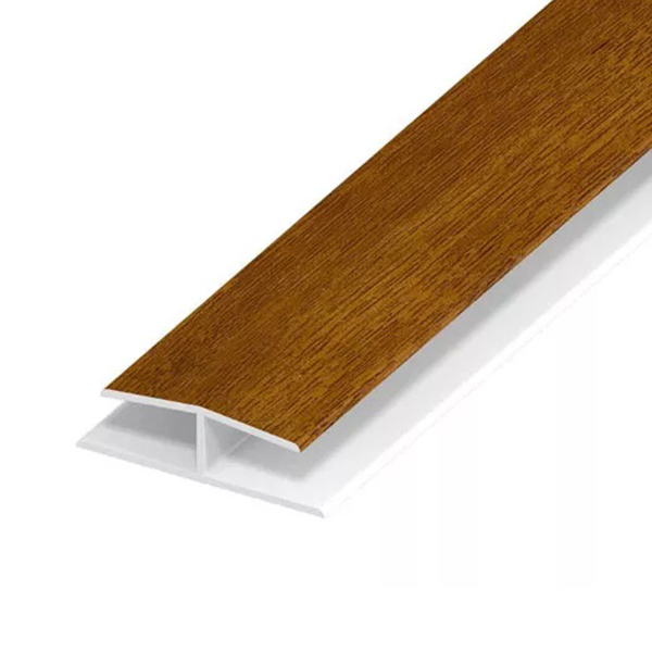 1m Soffit Joint H Trim - PVC Plastic Board Jointing Strip