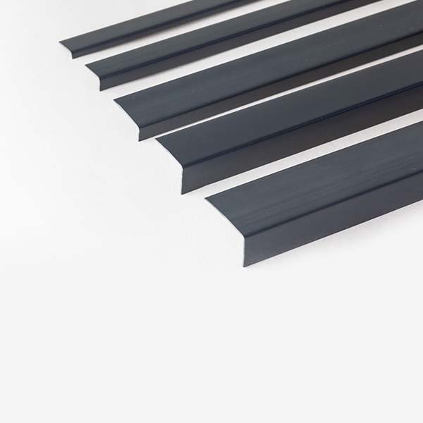 1m Unequal Anthracite Plastic Pvc Corner 90 Degree Angle Trim