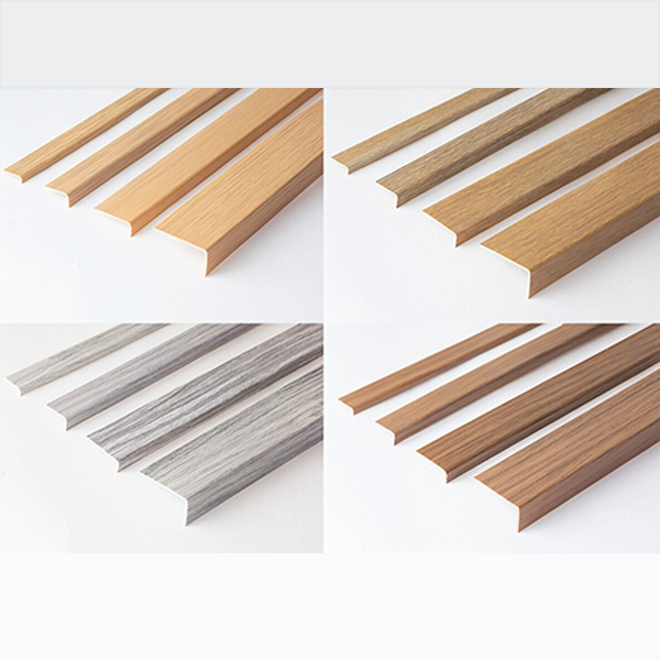 1m Unequal Wood Effect Plastic PVC Corner 90 Degree Angle Trim