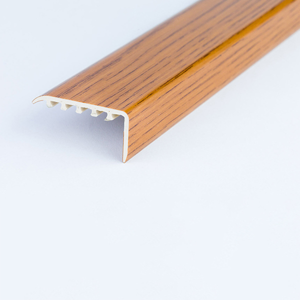 45 x 22mm UPVC Wood Effect Stair Edge Trim Nosing Stair Protectors