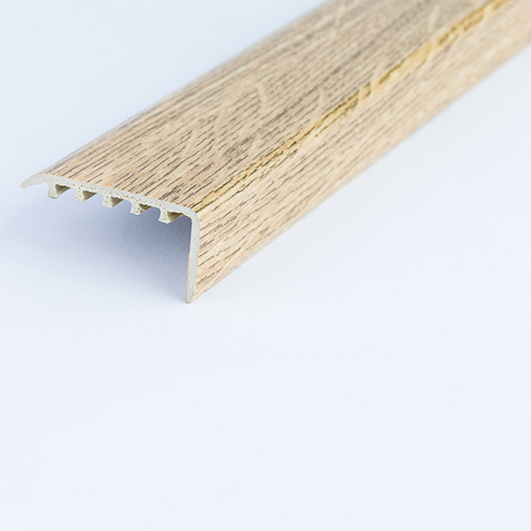 45 x 22mm UPVC Wood Effect Stair Edge Trim Nosing Stair Protectors