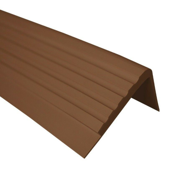  Anti/Non Slip PVC Angle 50 x 45mm Rubber Stair Nosing  Step Edging Trim