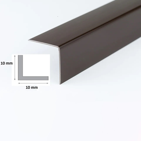 90 Degree 2.5m Long PVC Plastic Corner Angle Trim 