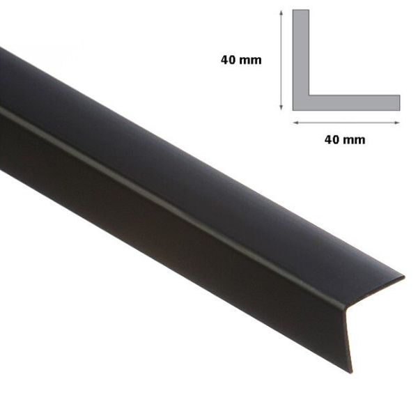  90 Degree Plastic PVC Corner 2.5m Long Angle Trim 