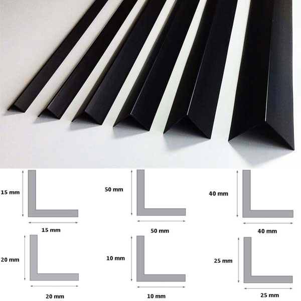  90 Degree Plastic PVC Corner 2.5m Long Angle Trim 