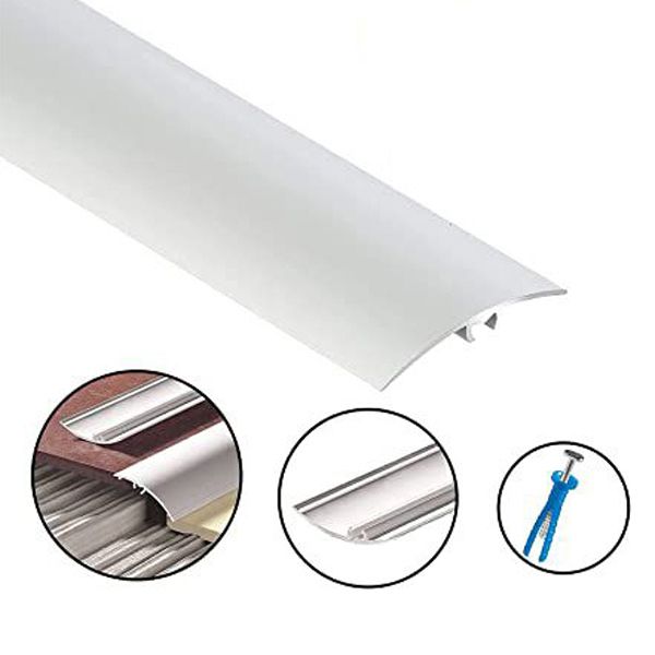 Aluminium Carpet Cover Door Thresholds Silver Floor Trim Transition Strip