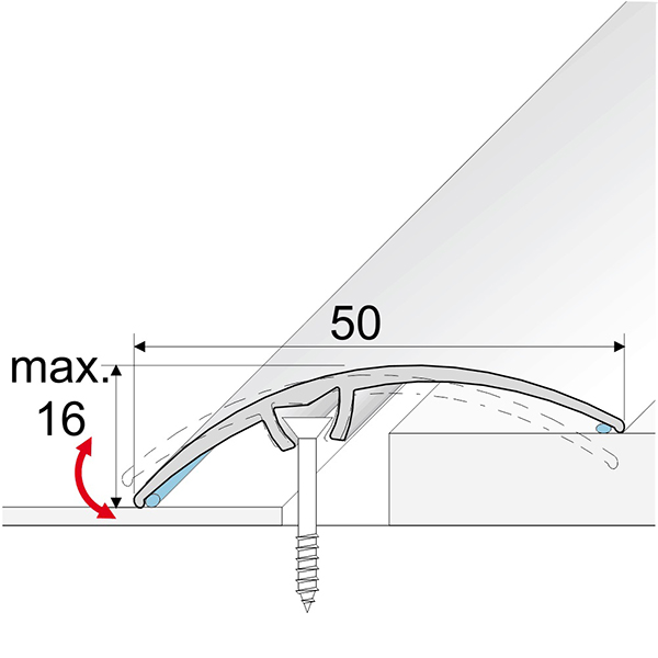 Aluminium Door Floor Trim, Carpet Thresholds Trim