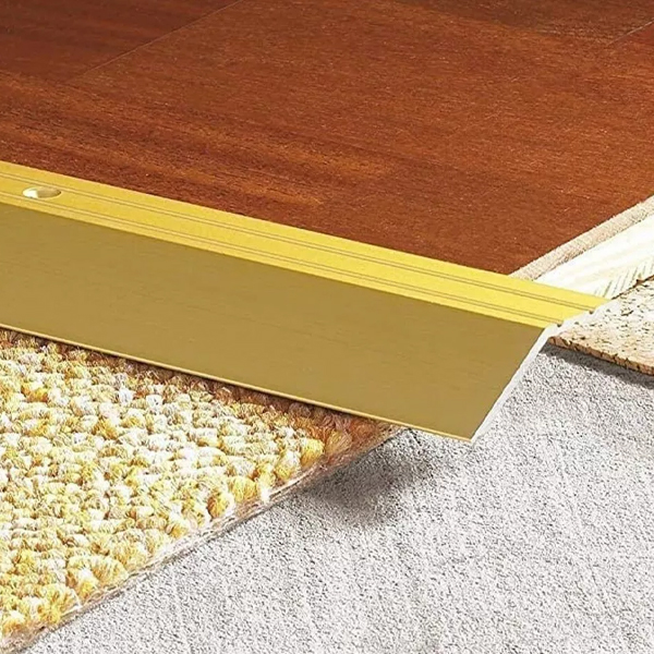 Aluminium Door Trim For Laminate Floors at Different Levels Self Adhesive