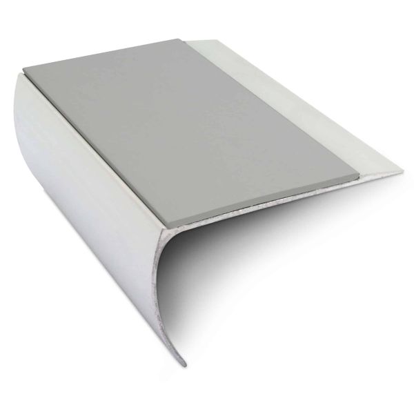 Aluminium Non Slip Commercial Stair Nosing Edge Trim With Pvc Insert 69 x 40mm