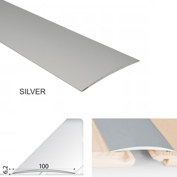 Aluminium Self Adhesive Door Threshold Floor Trim for  wooden, laminate, vinyl, Tiled Floors