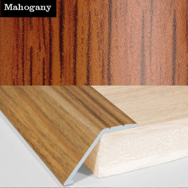 Aluminium Wood Effect Door Floor Trim Carpet Threshold Ramp