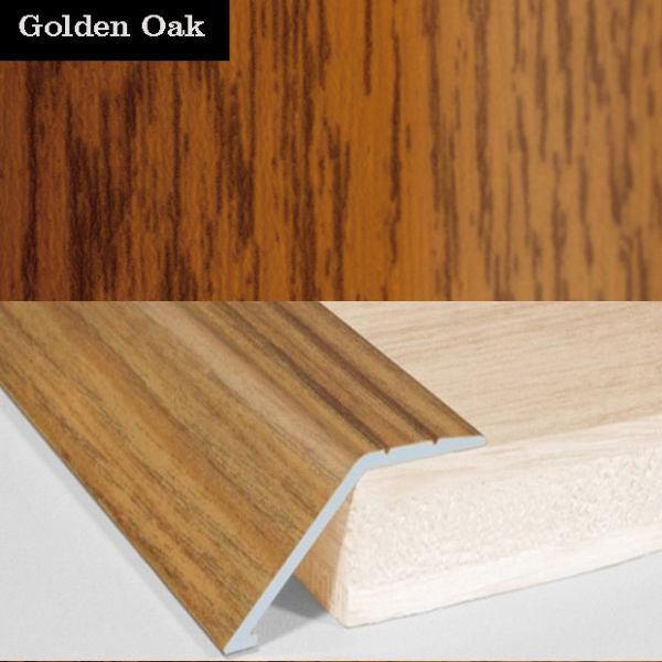 Aluminium Wood Effect Door Floor Trim Carpet Threshold Ramp