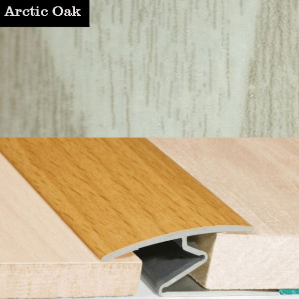 Aluminium Wood Effect Door Thresholds For Vinyl, Carpet, Laminate, Wooden Floors