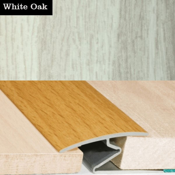 Aluminium Wood Effect Door Thresholds For Vinyl, Carpet, Laminate, Wooden Floors