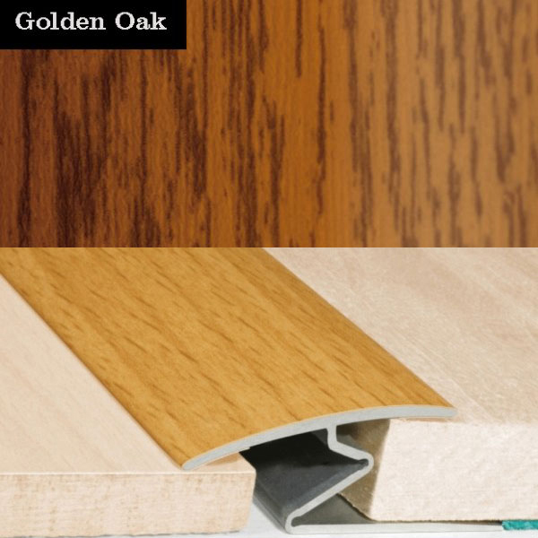 Aluminium Wood Effect Door Thresholds For Vinyl, Carpet, Laminate, Wooden Floors