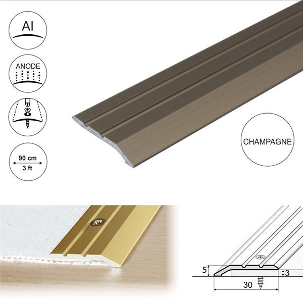 Aluminum Door Threshold For Connecting Wooden And laminate