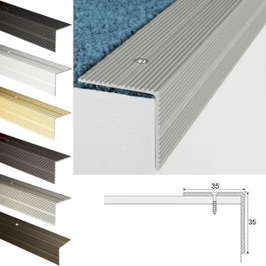 ANODISED Aluminium Anti Slip Stair Nosing Edge Trim