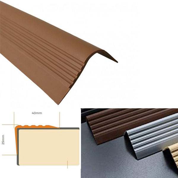 Bullnose Self Adhesive Stair Nosing Rubber Angle Step Edge Trim