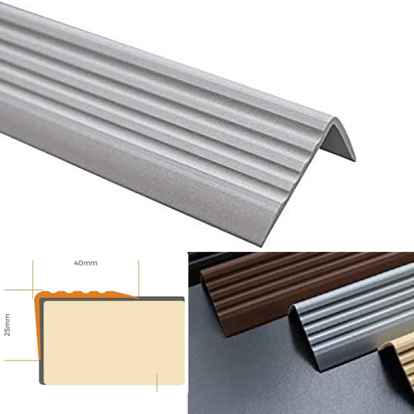 Bullnose Self Adhesive Stair Nosing Rubber Angle Step Edge Trim