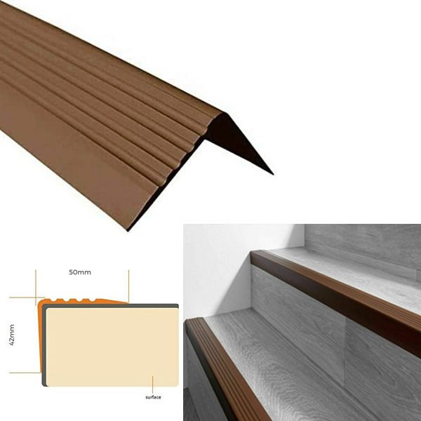 Bullnose Stair Nosing Non Slip Rubber Angle Step Edge