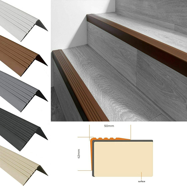 Bullnose Stair Nosing Non Slip Rubber Angle Step Edge