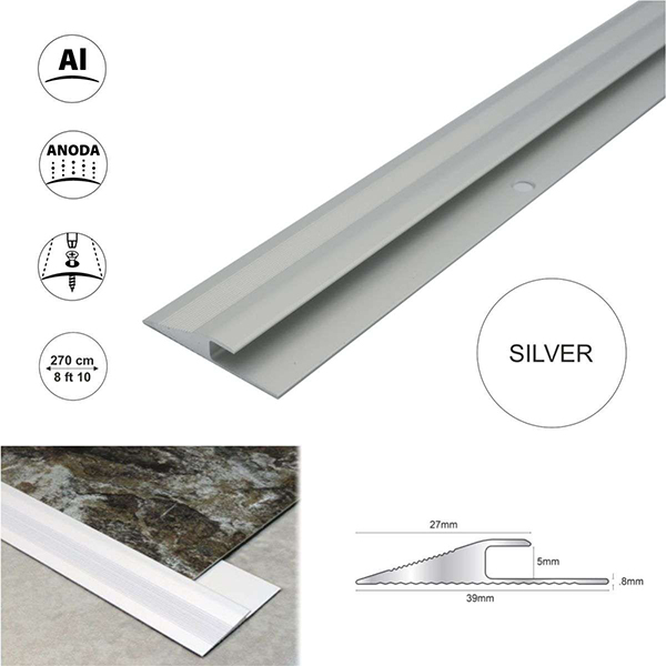 Click Vinyl Flooring Edge Profile Reducer Trim Threshold Door Bar Lvt