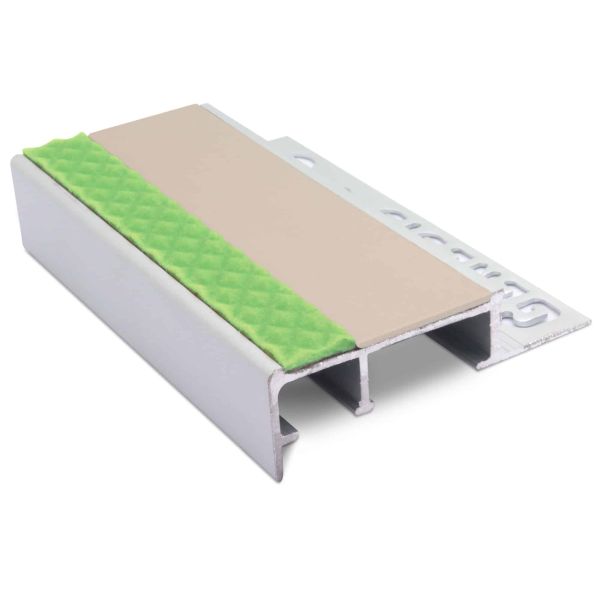 Commercial Stair Noising For 12.5mm Flooring Slimline Non Slip Stair Nosing