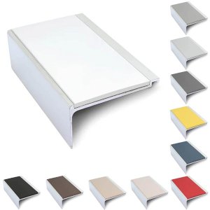 Commercial Stair Nosing 60mm x 32mm With PVC Insert Non Slip