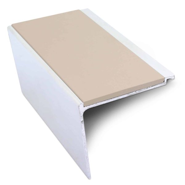 Commercial Stair Nosing 60mm x 55mm Non Slip PVC Insert Stair Nosing Edge Protection