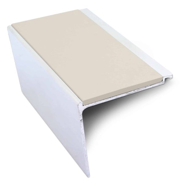 Commercial Stair Nosing 60mm x 55mm Non Slip PVC Insert Stair Nosing Edge Protection