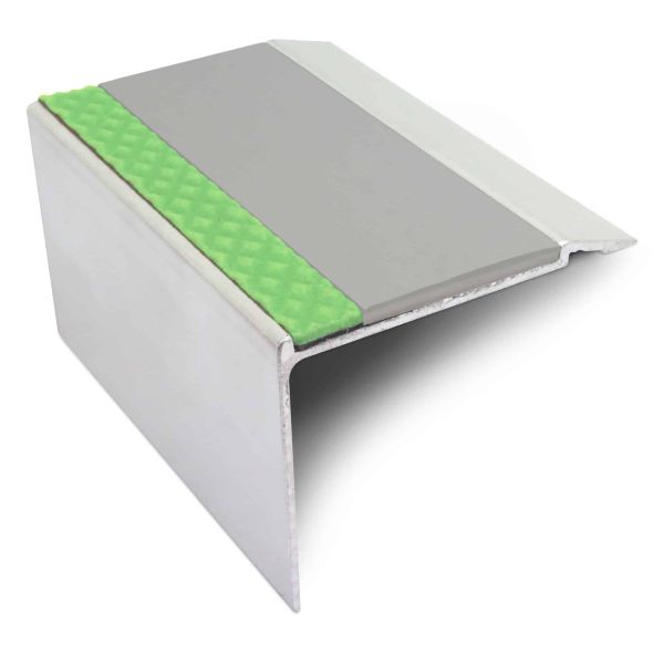 Commercial Stair Nosing 72mm x 55mm  DDA Compliant Non Slip With PVC Insert