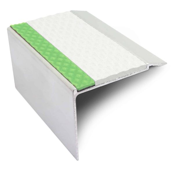 Commercial Stair Nosing 72mm x 55mm With PVC Insert step edge protection Tredsafe