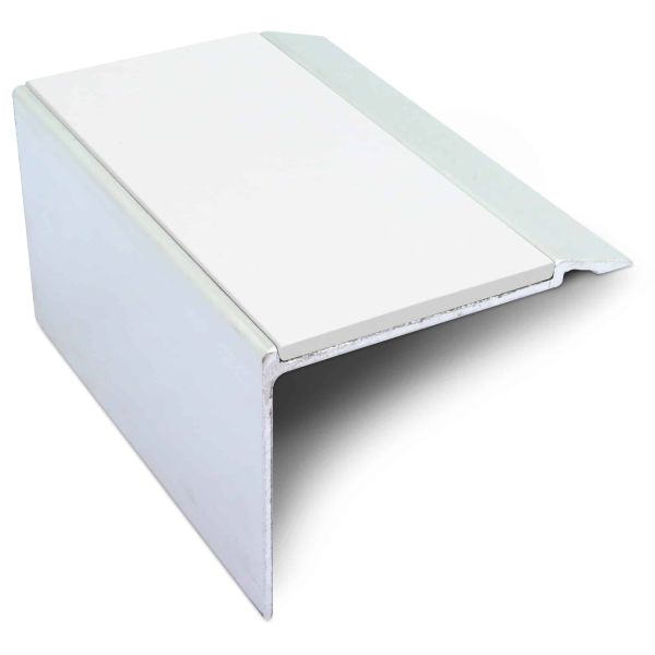 Commercial Stair Nosing 72mm x 55mm With PVC Insert Non Slip Stair Edge Trim