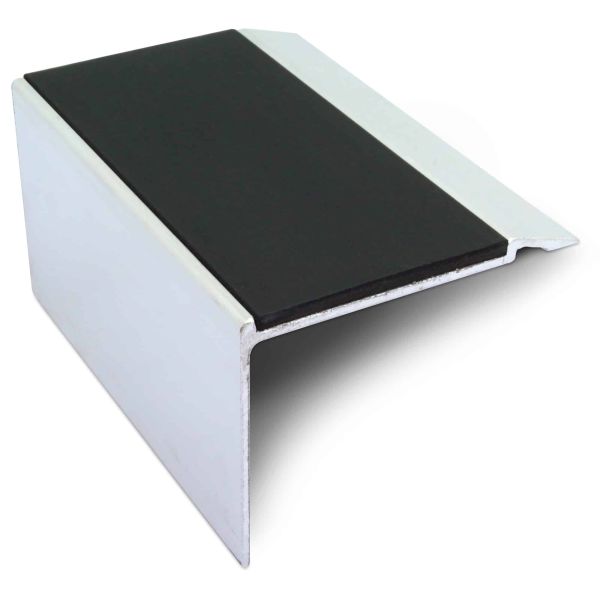 Commercial Stair Nosing 72mm x 55mm With PVC Insert Non Slip Stair Edge Trim