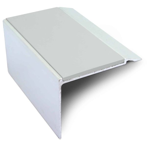 Commercial Stair Nosing 72mm x 55mm With PVC Insert Non Slip Stair Edge Trim