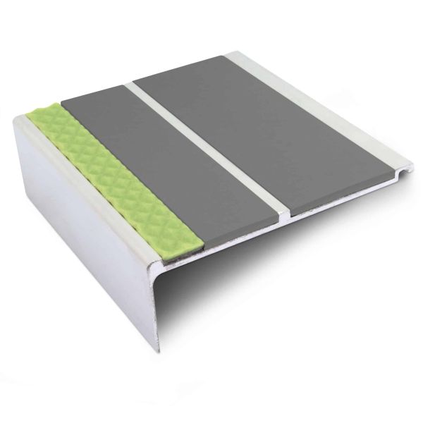 Commercial Stair Nosing 91mm x 32mm With PVC Insert step edge Protection