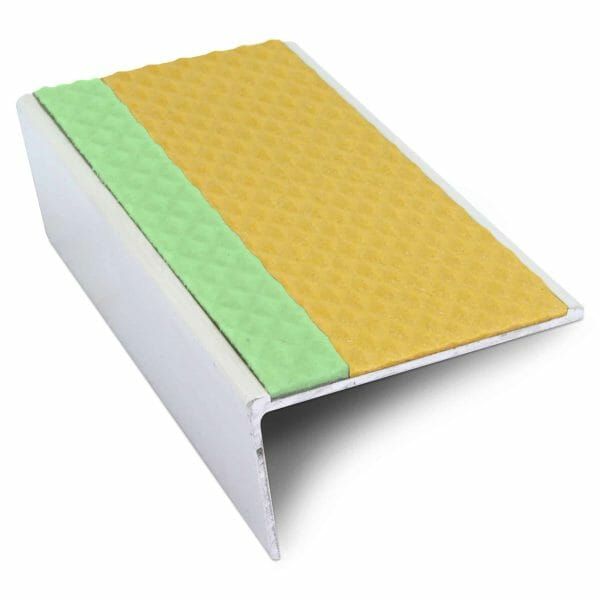 Commercial Stair Nosing Edge Trim With Pvc Insert Anti Slip - 57 x 32mm