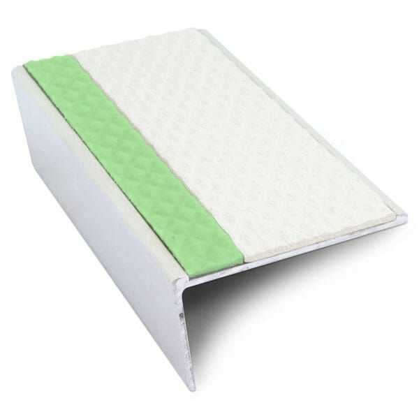 Commercial Stair Nosing Edge Trim With Pvc Insert Anti Slip - 57 x 32mm