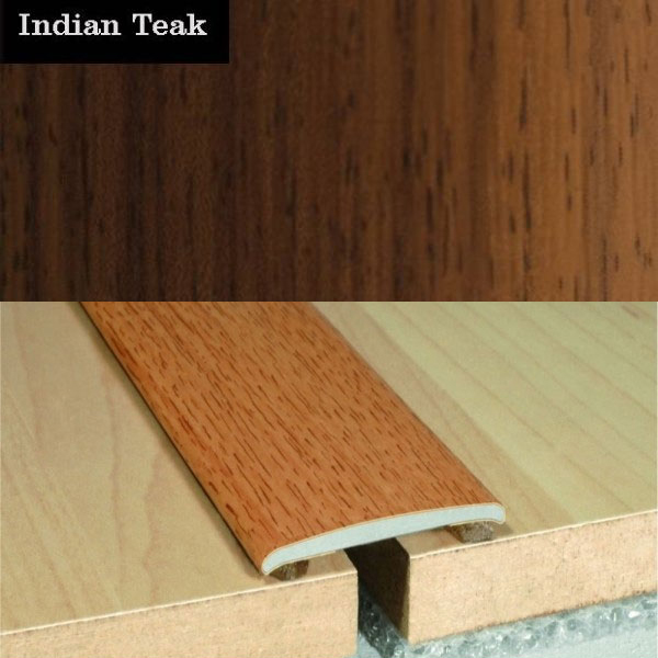 Flat Aluminium Wood Effect Door Threasholds Self Adhesive