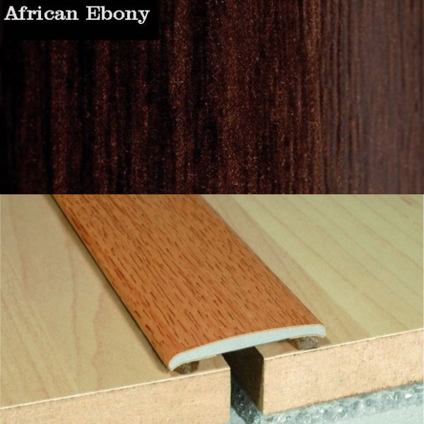 Flat Aluminium Wood Effect Door Threasholds Self Adhesive