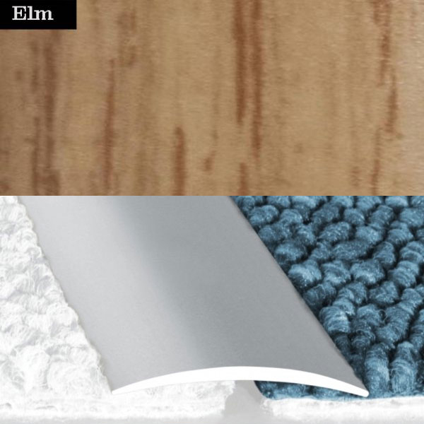 Flat Aluminium Wood Effect Self Adhesive Door Thresholds