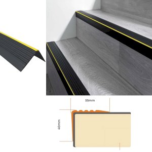 Flexible Anti Slip PVC Bullnose Stair Nosing