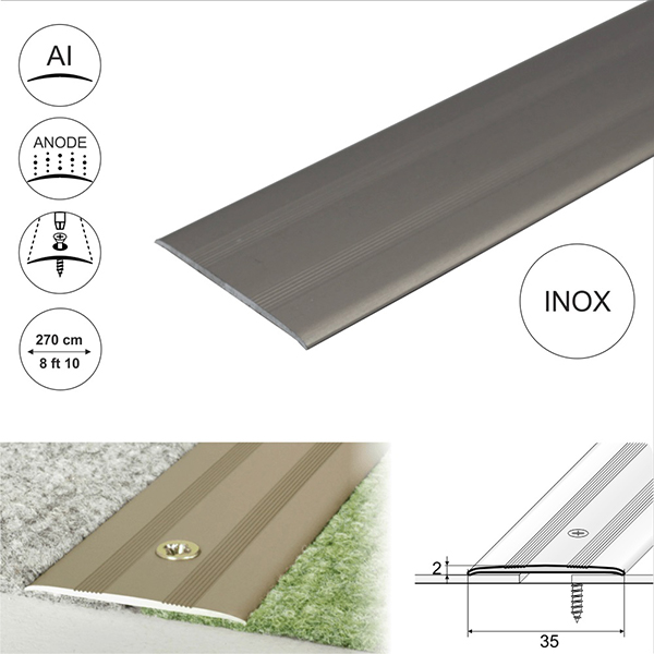 Heavy Duty Aluminum Door Threshold For Carpet Floor