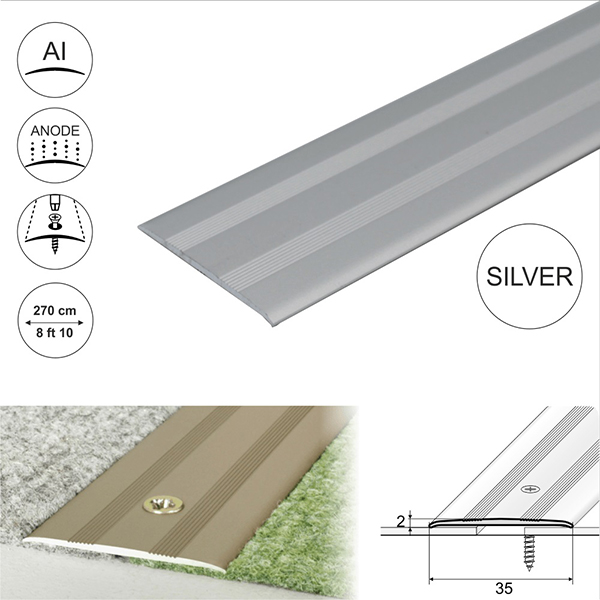 Heavy Duty Aluminum Door Threshold For Carpet Floor