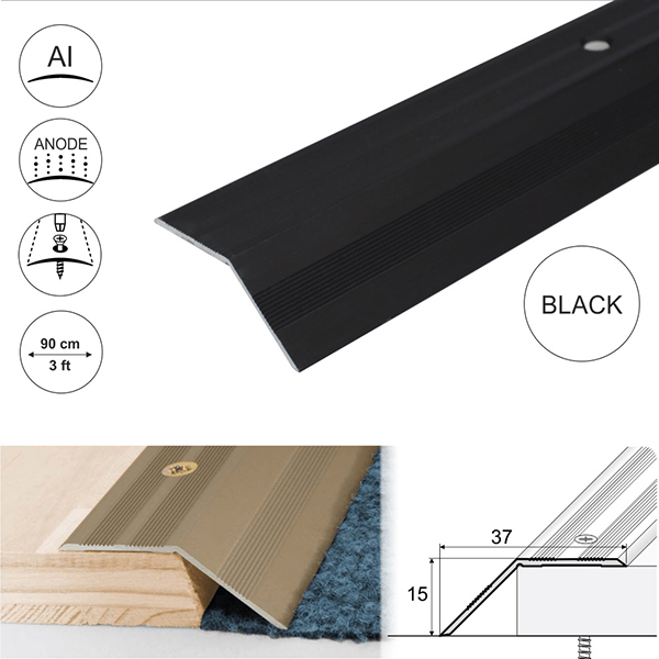 Non Slip Aluminium Door Floor Trim Carpet Thresholds Ramp