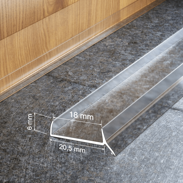 Pvc Kitchen Plinth Sealing Strip