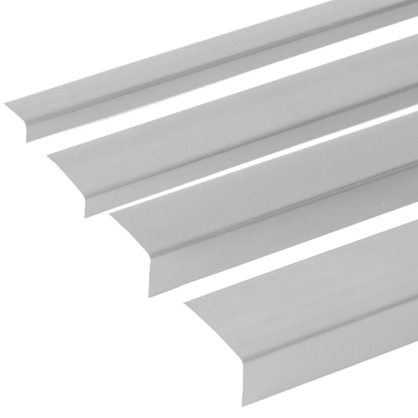 PVC Plastic Unequal Corner 90 Degree Angle Trim - 2.5m Long