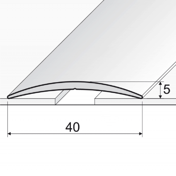 Self Adhesive Aluminium Door Thresholds For Connecting Wooden Or Carpet Floors